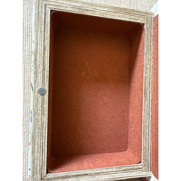 Versa Botany Decorative Box Hidden Storage Book Canvas Wood Set of 2 Floral - Picture 5 of 14